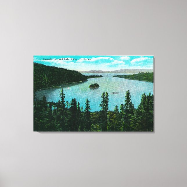 Emerald Bay View on Lake TahoeLake Tahoe, CA Canvas Print (Front)