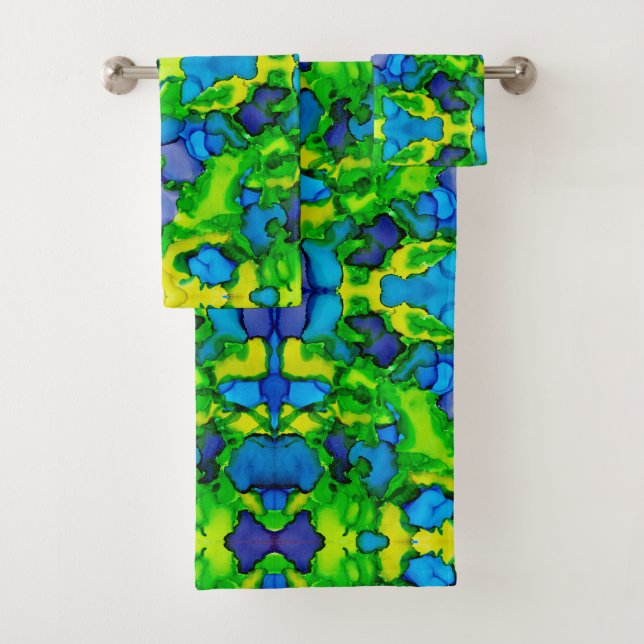 Emerald Bliss Bath Towel Set (Insitu)