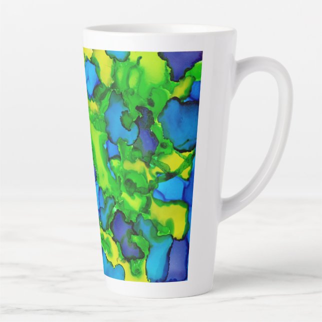 Emerald Bliss Latte Mug (Right)