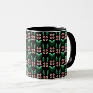 Emerald & Blush Botanical coffee Mug