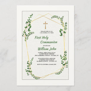 Emerald Branches Invitation