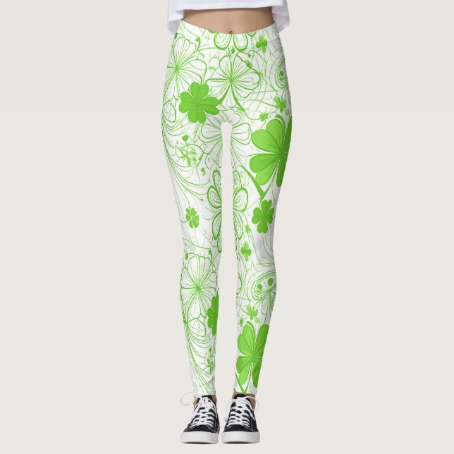 Emerald Breeze Leggings (Front)