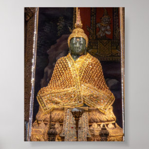 Emerald Buddha statue Poster