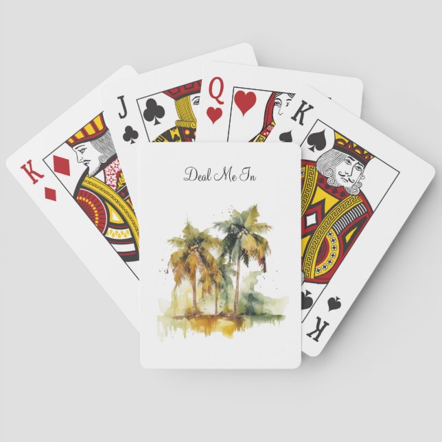 Emerald Canopy, custom Playing Cards (Back)