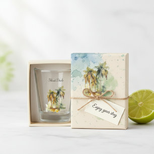 Emerald Canopy, custom Shot Glass