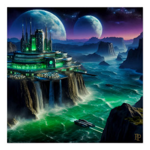 Emerald City in a Foreign Land Poster