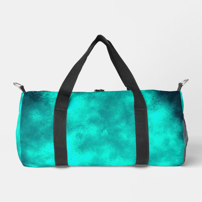 Emerald Cloud Effect  Duffle Bag (Front)