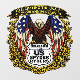 Emerald Coast Chapter - Decal Eagle USA250