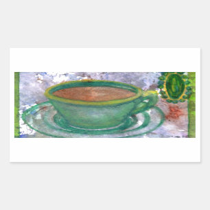 Emerald Coffee CricketDiane Coffee Art Sticker