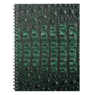Emerald Crocodile Leather Luxury Exotic  Skin Notebook