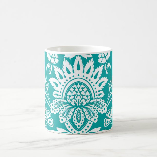 Emerald Damask mug (Center)