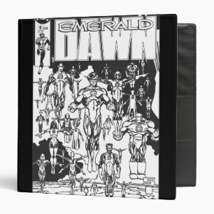 Emerald Dawn Cover, Black and White Binder