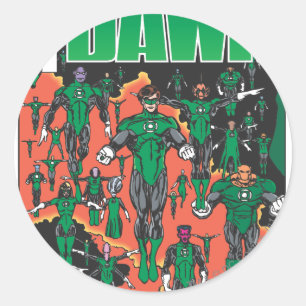 Emerald Dawn Cover Classic Round Sticker