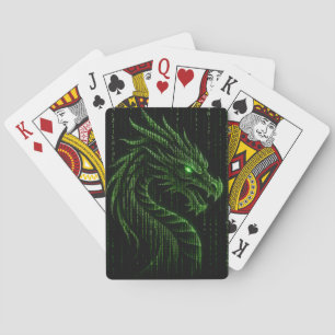 Emerald Dragon Playing Cards