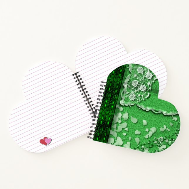 Emerald Dreams Trompe L'oeil Junk Journal Style  (Inside)