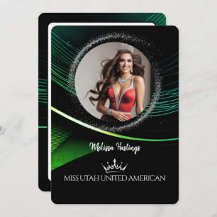 Emerald Dust Premium Pageant Promo Card