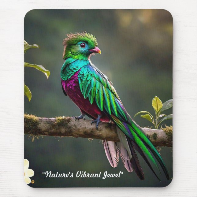 "Emerald Elegance" Mouse Pad (Front)