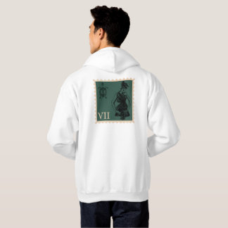 Emerald Elegance & Shell Bones Stamp Hoodie