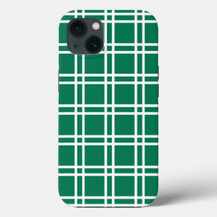 Emerald Elegant Lattice at Emporiomoffa iPhone 13 Case