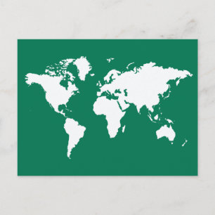 Emerald Elegant World Postcard