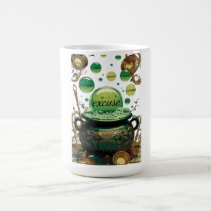 Emerald Excuses Cauldron Graphic Tee Coffee Mug