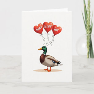 Emerald Fathers Day Duck Card