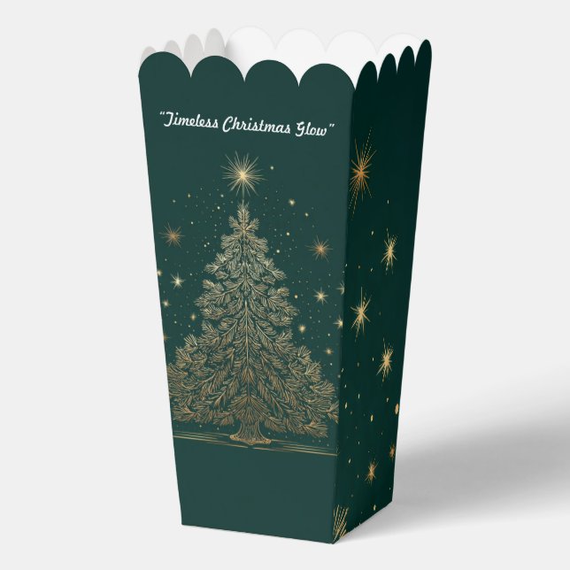 “Emerald Festive Opulence” Favor Box (Front)