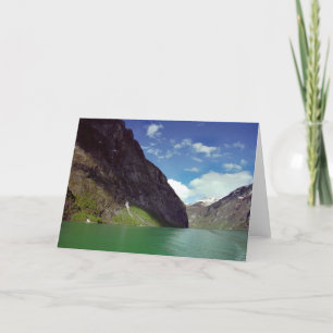 Emerald Fjord Dream Card