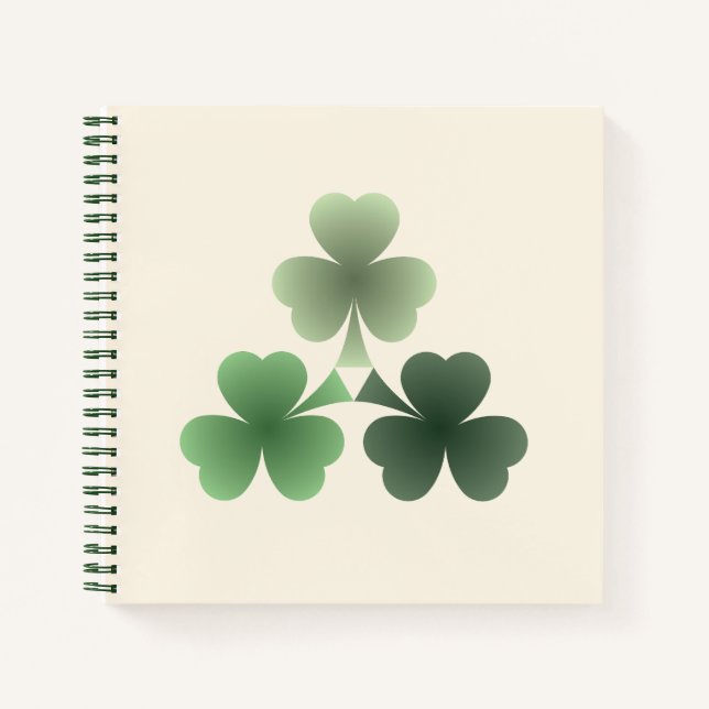 Emerald Flourish  Notebook (Front)
