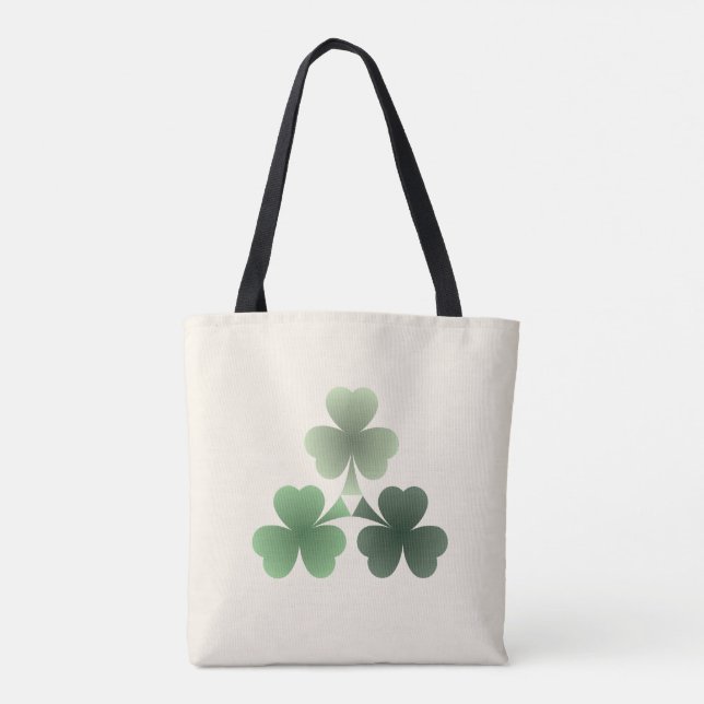 Emerald Flourish  Tote Bag (Back)