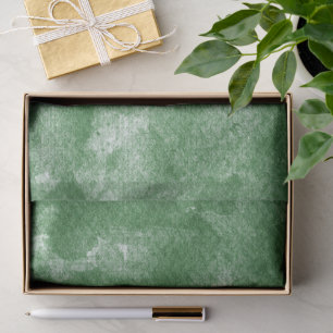Emerald Forest Abstract Watercolor Art Tissue Paper