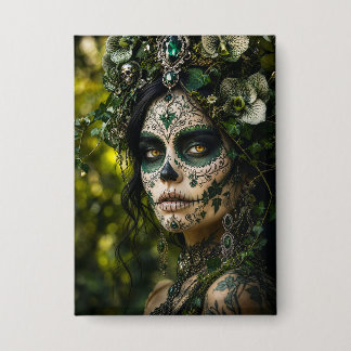 Emerald Forest Calavera – Green Botanical