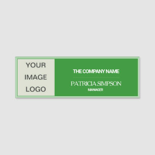 Emerald Forest Green: Customize It With Logo Title Name Tag
