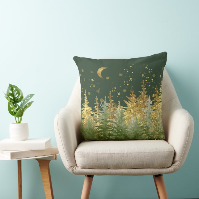 Emerald Forest Luxe Accent Pillow (Chair)
