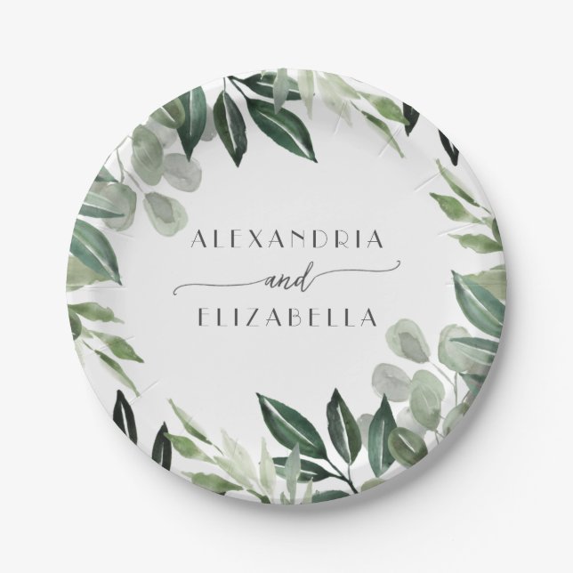 Emerald Forest   Paper Plate (Front)
