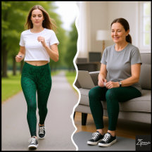 Emerald Fragmented Abstract Black Ombre Pattern