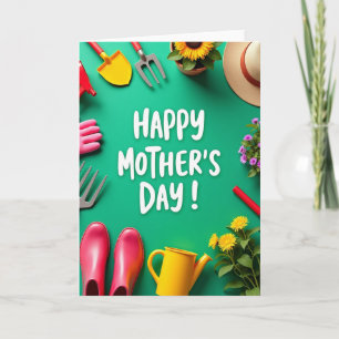 Emerald Gardening Mothers Day Card