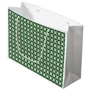 Emerald Gemstone Art, Green Large Gift Bag