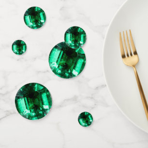 Emerald Gemstone Birthday Confetti