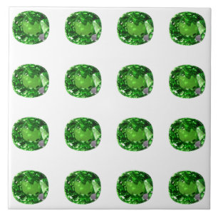 Emerald Gemstone, Green Tile