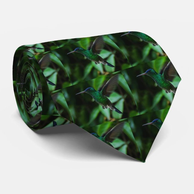 Emerald Glow Men's Tie (Rolled)