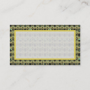 Emerald & Gold Art Deco Place Card
