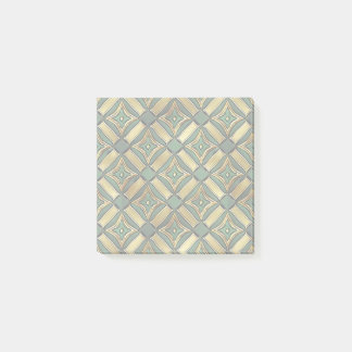 Emerald & Gold Art Deco Post-it Notes