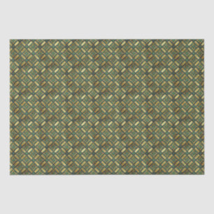 Emerald & Gold Art Deco Tissue Paper
