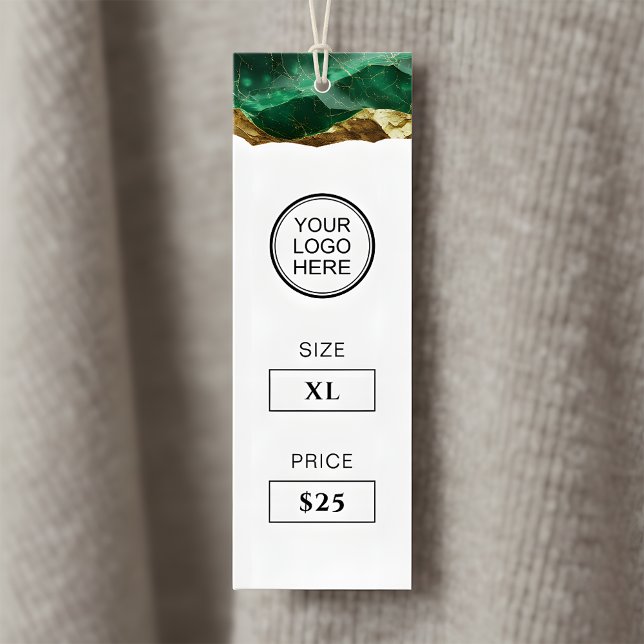 Emerald Gold Clothing Price Hang Tag (Creator Uploaded)