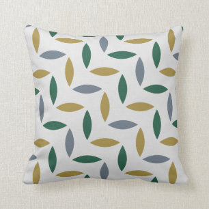Emerald Gold Throw Pillow