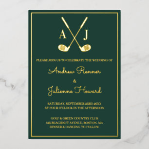 Emerald Golf Wedding