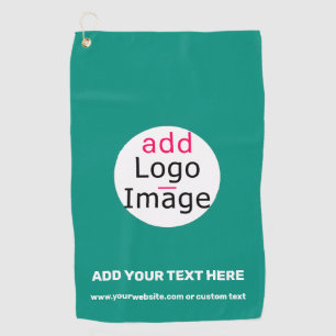 Emerald Green Business Chic Custom Golf Towel