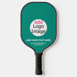 Emerald Green Business Chic Custom Pickleball Paddle