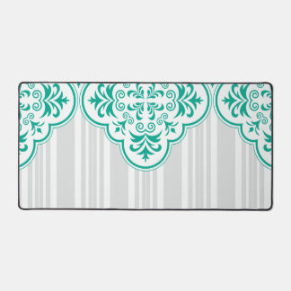 Emerald Green Classy Stripes Damask